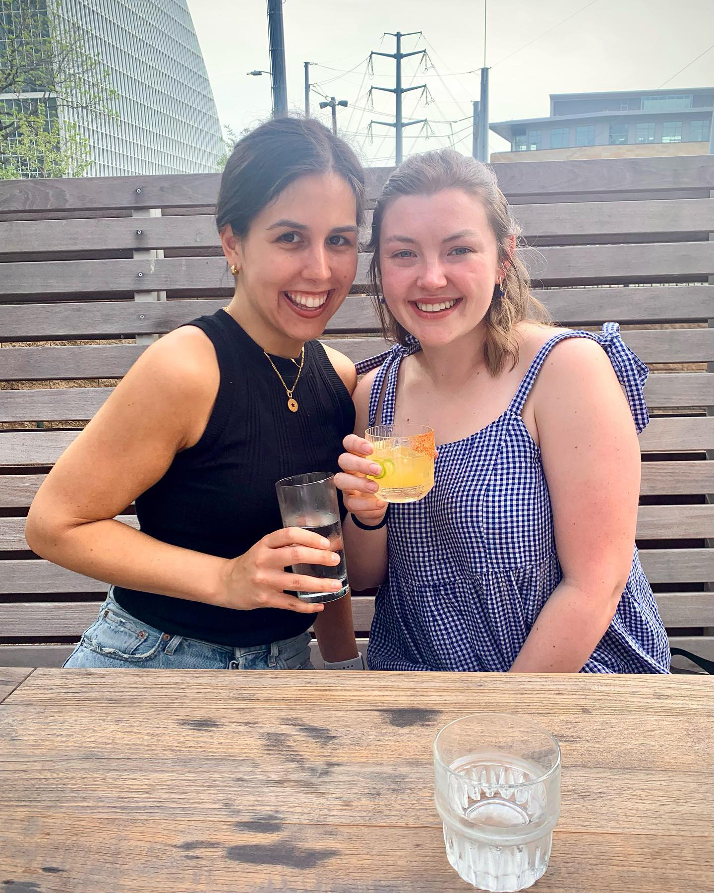 Cocktails on the patio